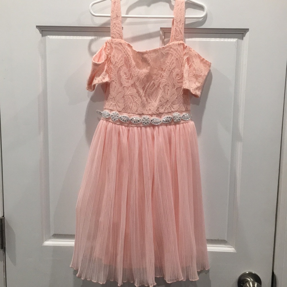 Sequin Hearts Girls Dress, size 12